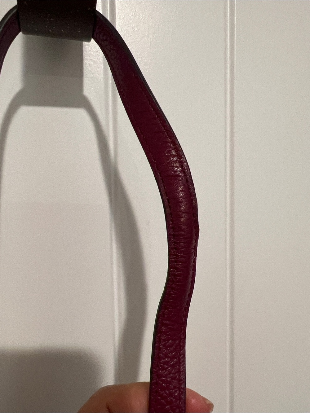 kate spade Wine Pebbled Leather Crossbody Bag with Tassel - Picture 5 of 11